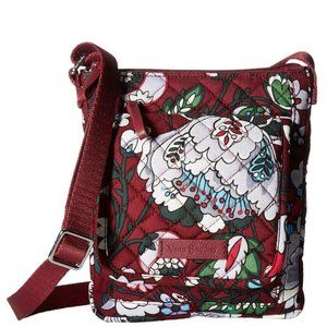 Vera Bradley Bordeaux Blooms Iconic Mini Hipster